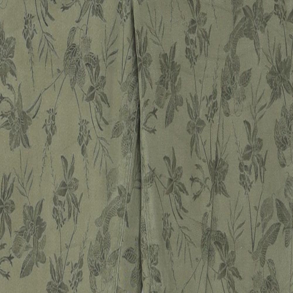 Camaieu Womens Green Floral Denim Jegging Jeans Size 30 in L28 in