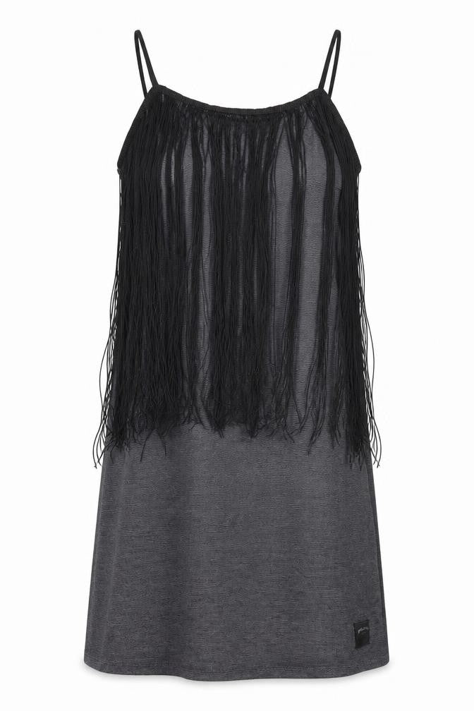 Sixth Flume Womens Grey  Jersey A-Line  Size S