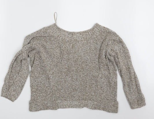American Rag Cie Womens Brown   Pullover Jumper Size L