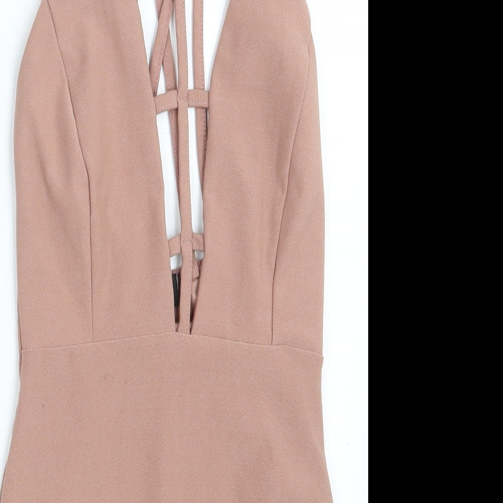 Preworn Womens Pink   Bodysuit One-Piece Size 6