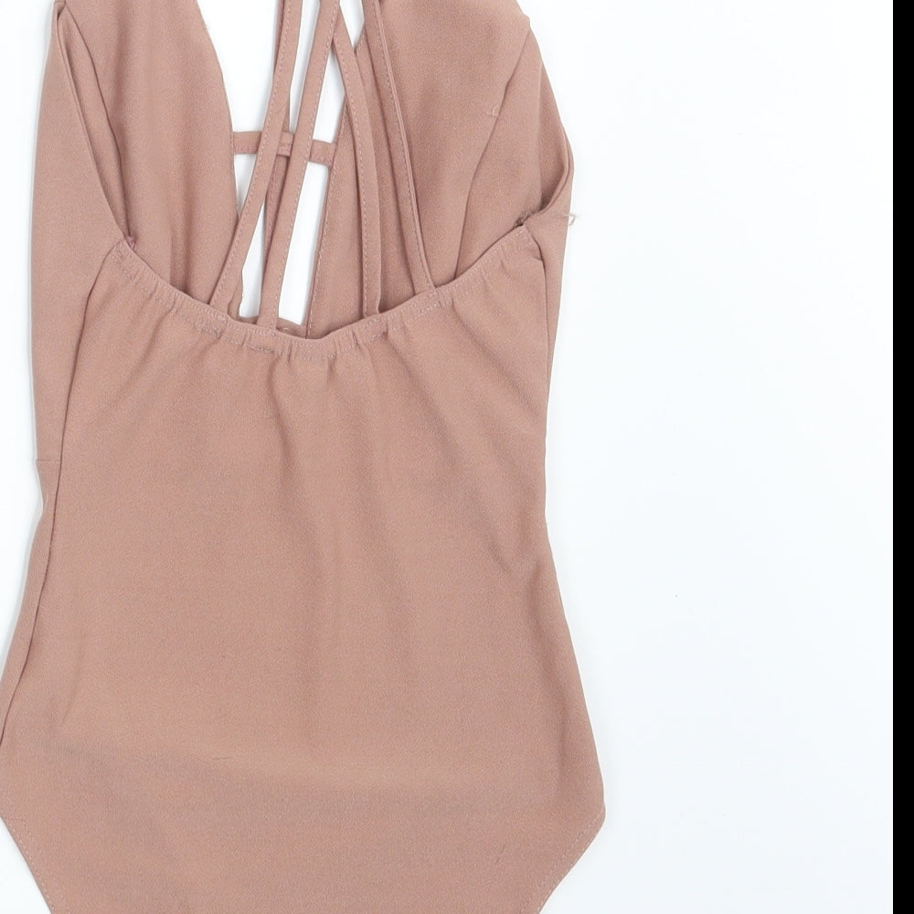 Preworn Womens Pink   Bodysuit One-Piece Size 6