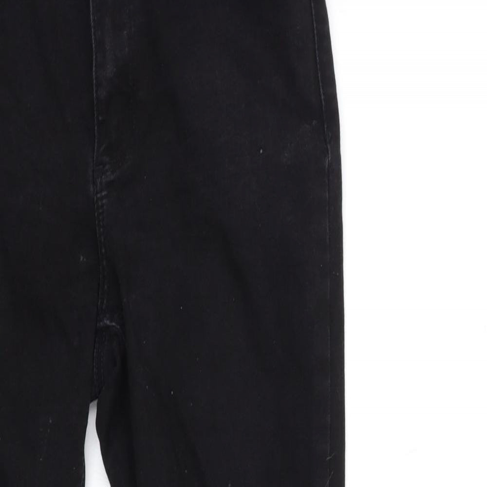 Denim & Co. Womens Black  Denim Skinny Jeans Size 10 L27 in