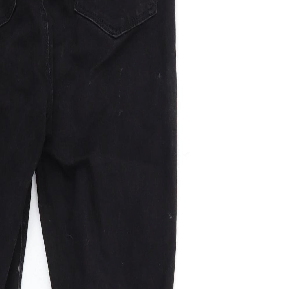 Denim & Co. Womens Black  Denim Skinny Jeans Size 10 L27 in