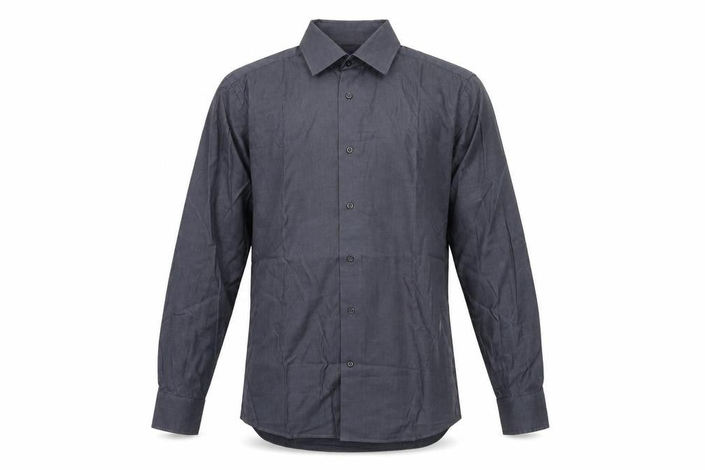 NEXT Mens Grey    Button-Up Size 14.5