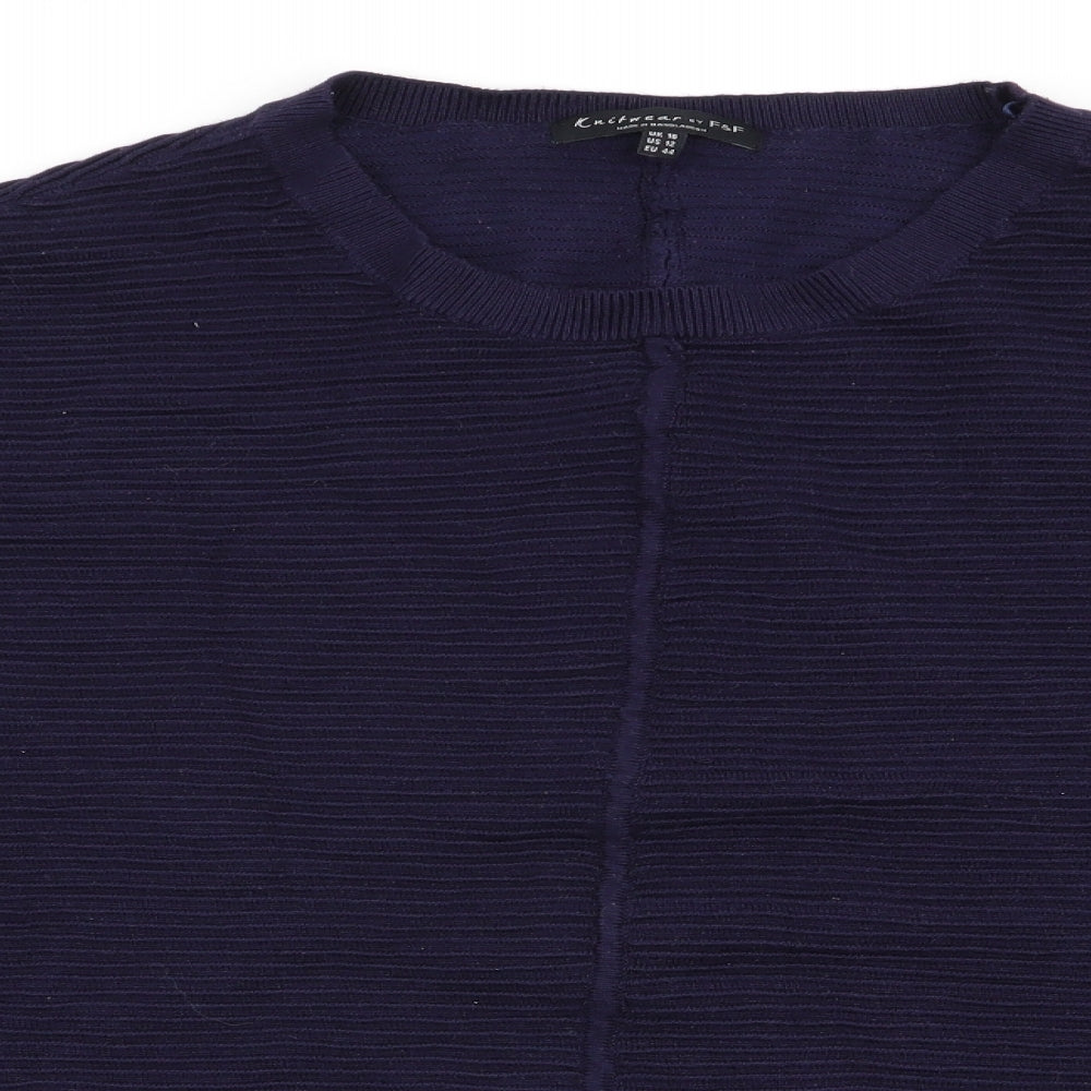 F&F Womens Blue   Pullover Jumper Size 16