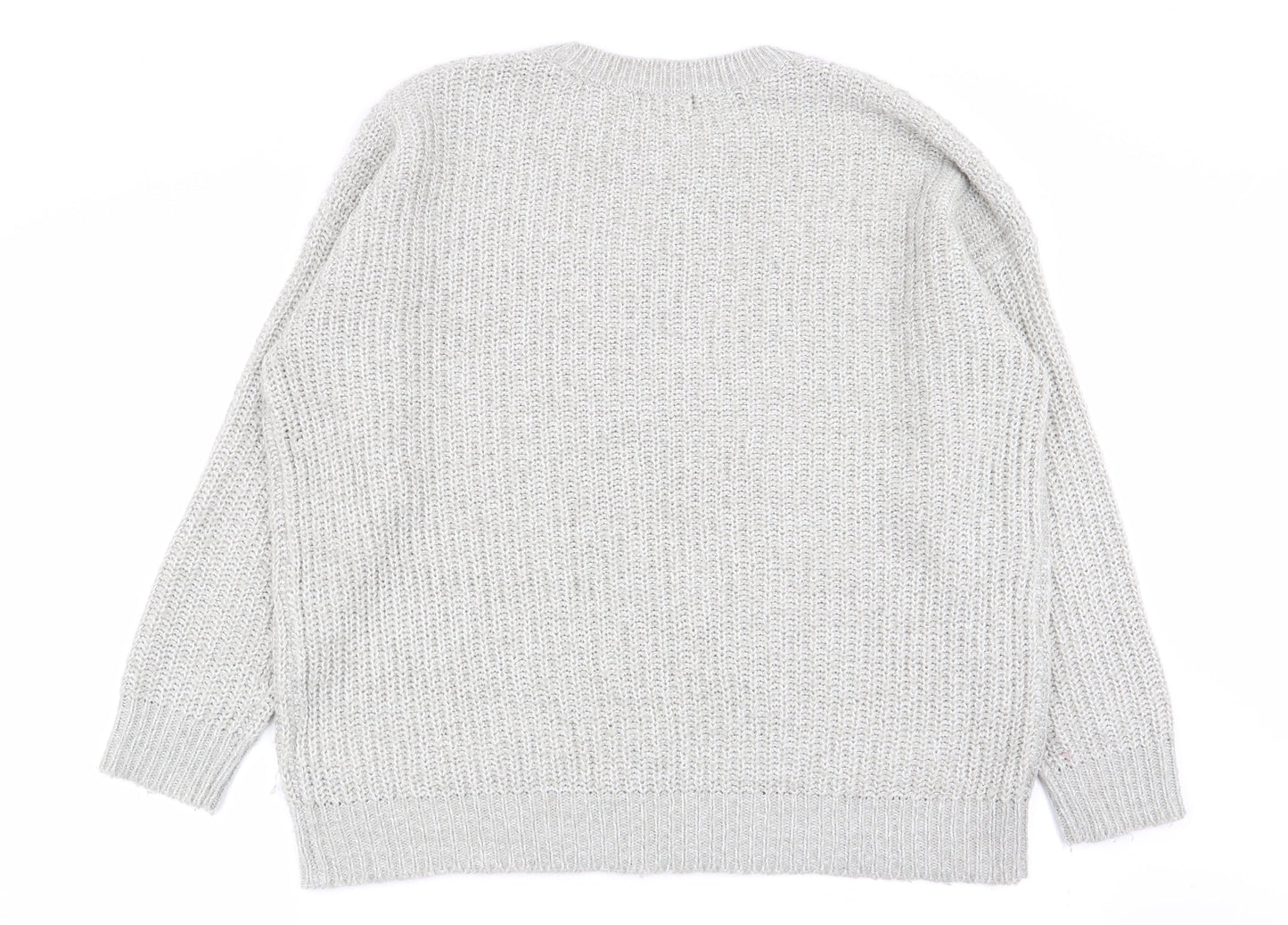 New Look Womens Grey   Pullover Jumper Size M
