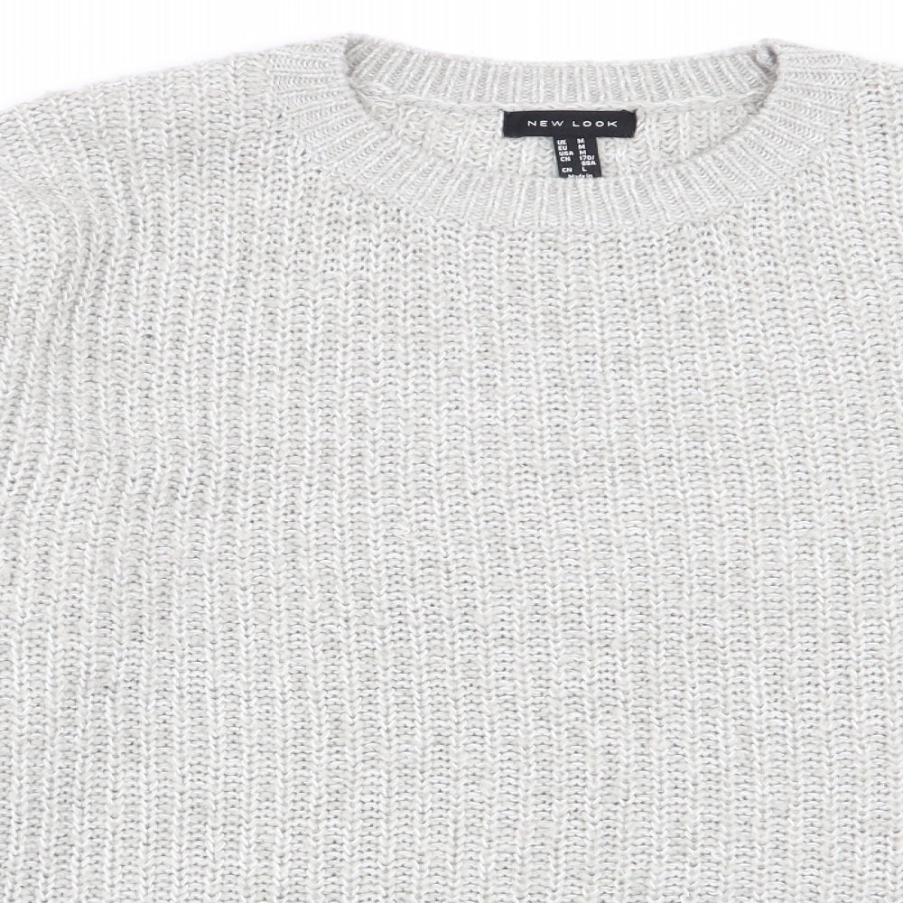 New Look Womens Grey   Pullover Jumper Size M