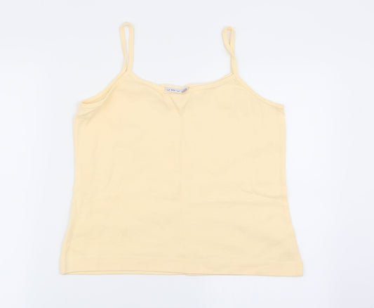 JDV Womens Yellow   Camisole Tank Size 16