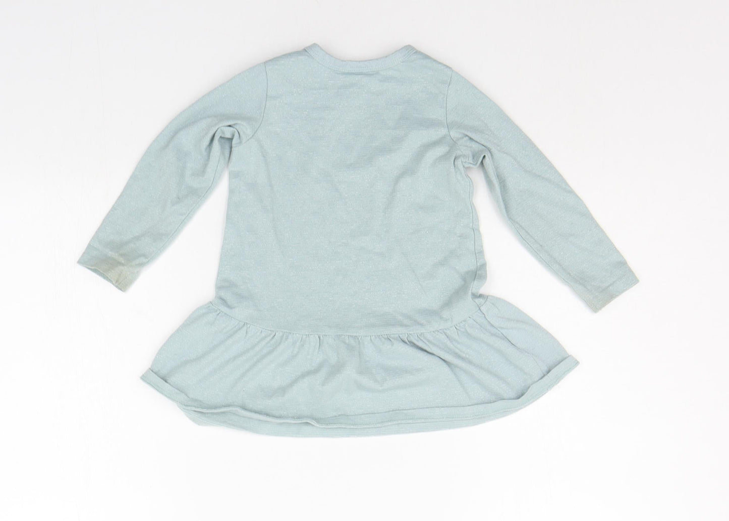 H&M Girls Green   Basic T-Shirt Size 12-18 Months