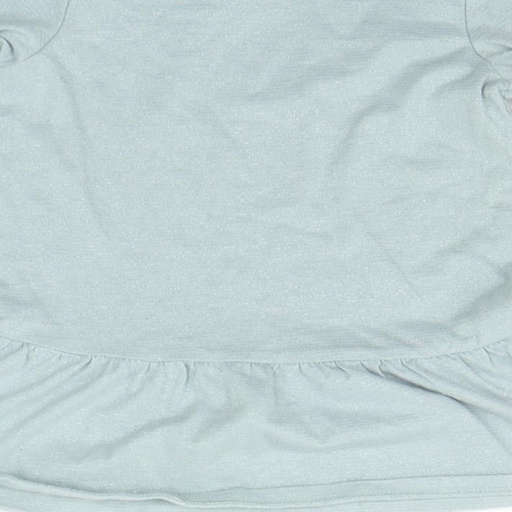 H&M Girls Green   Basic T-Shirt Size 12-18 Months