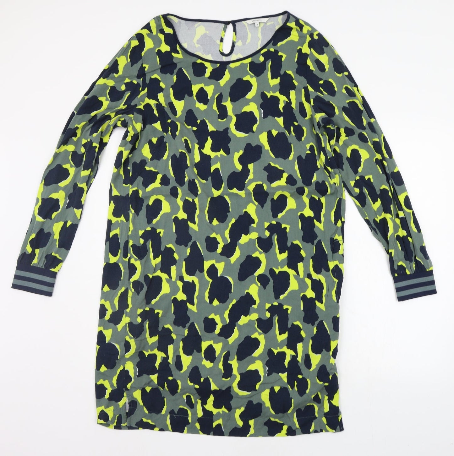 sandwhich Womens Green Geometric  A-Line  Size 10