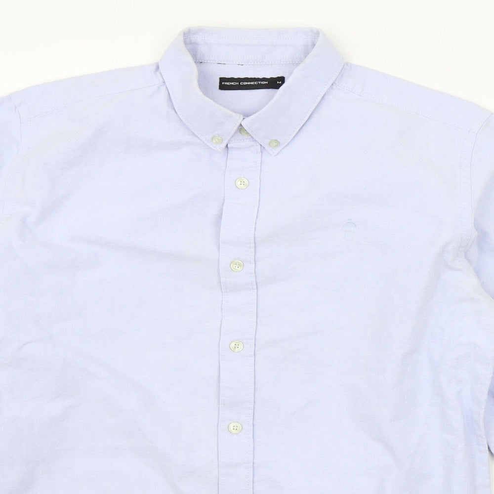 French Connection Mens Blue    Button-Up Size M
