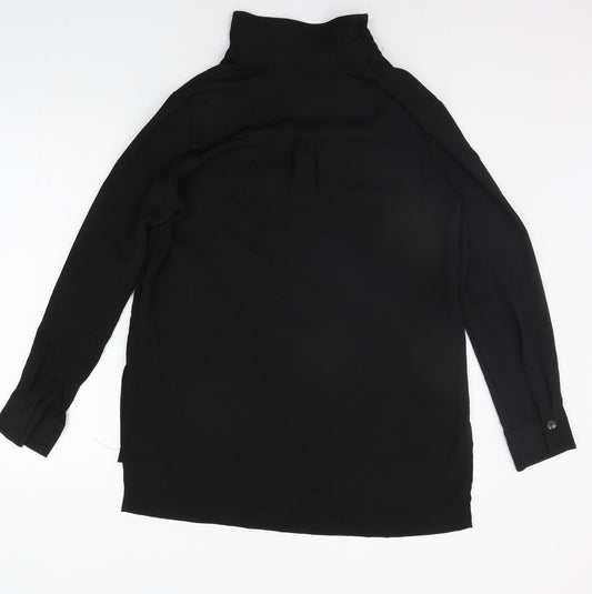 Primark Womens Black   Shirt Dress  Size 8
