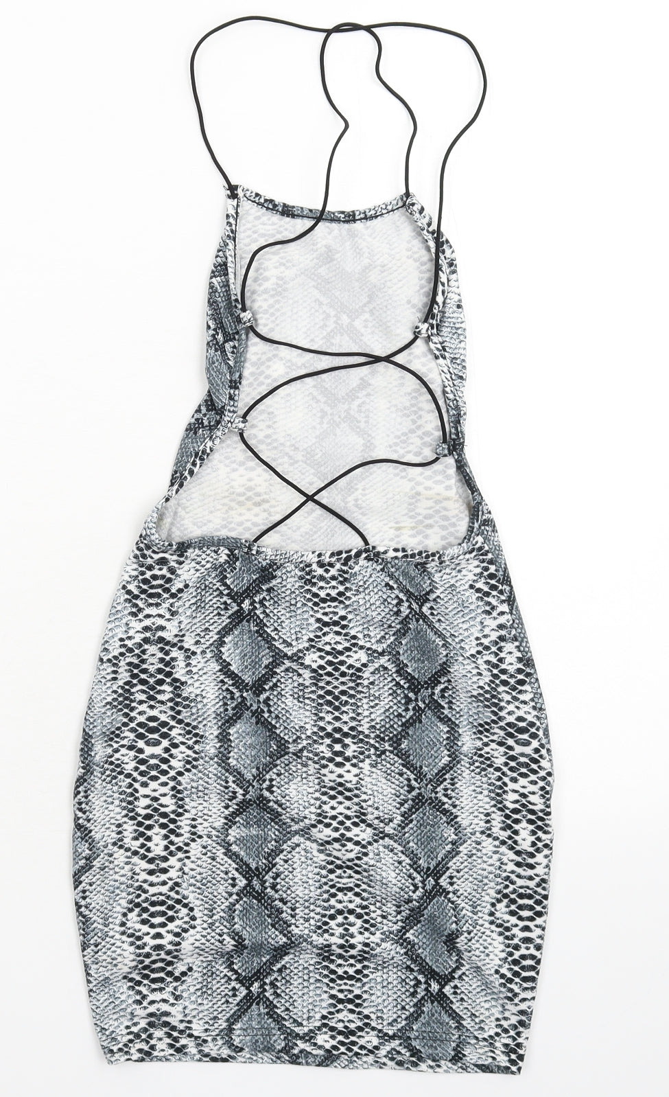 Preworn Womens Grey Animal Print  Mini  Size S