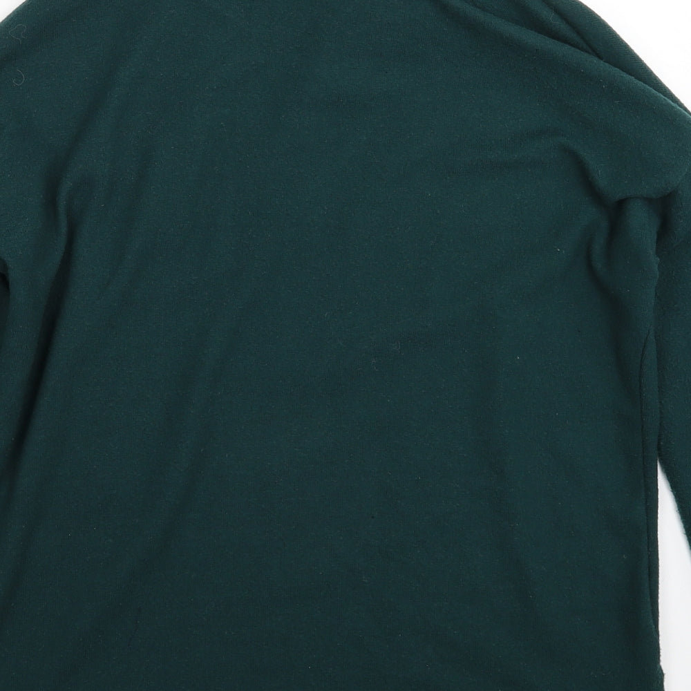 New Look Womens Green  Knit Pullover Jumper Size S  - Oversized