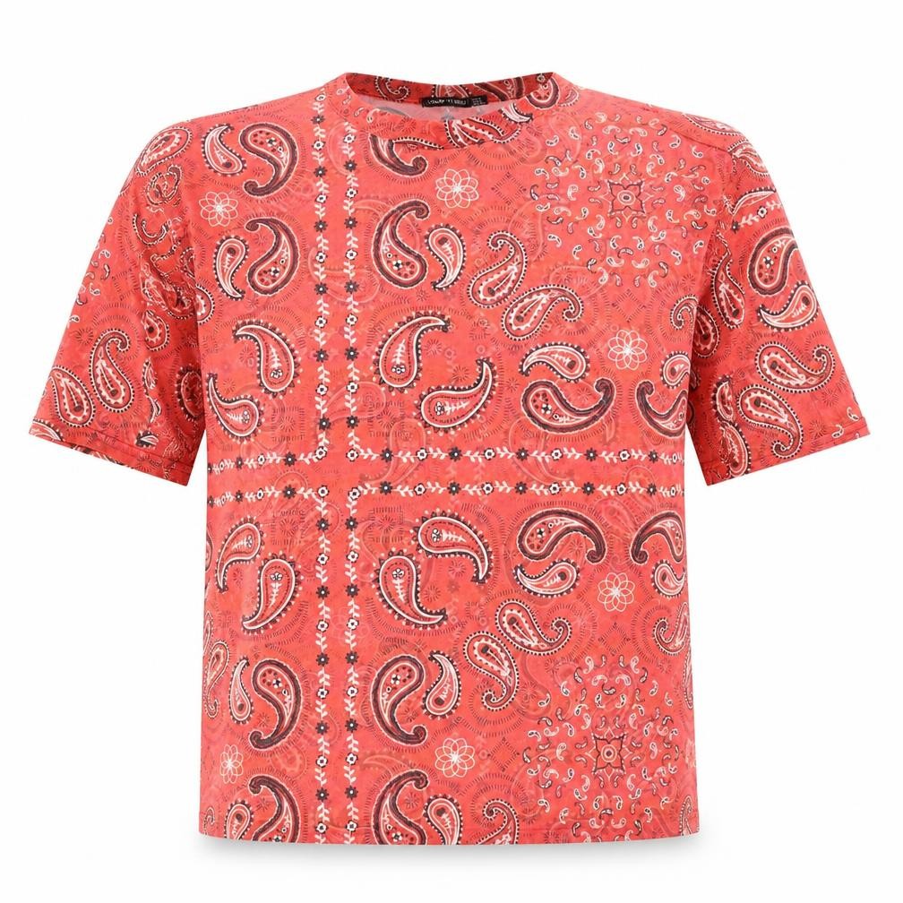 Front view of I SAW IT FIRST women’s multicoloured mini, size UK 10