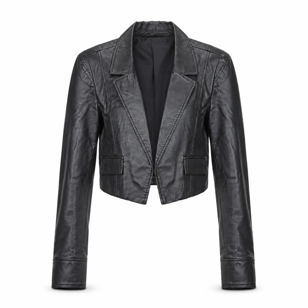 Front view of Red Herring women’s black jacket, size UK 10