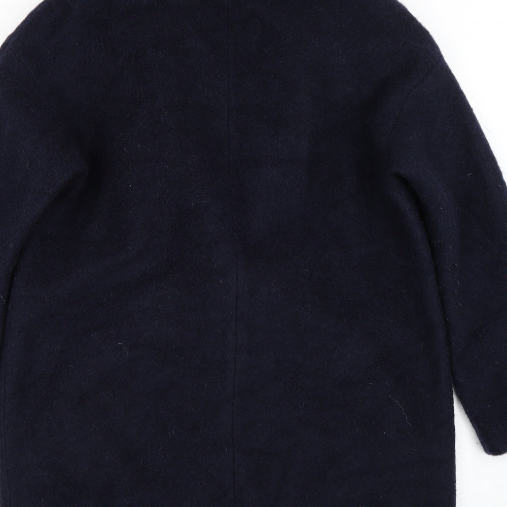 Dorothy Perkins Womens Blue   Overcoat Coat Size 14