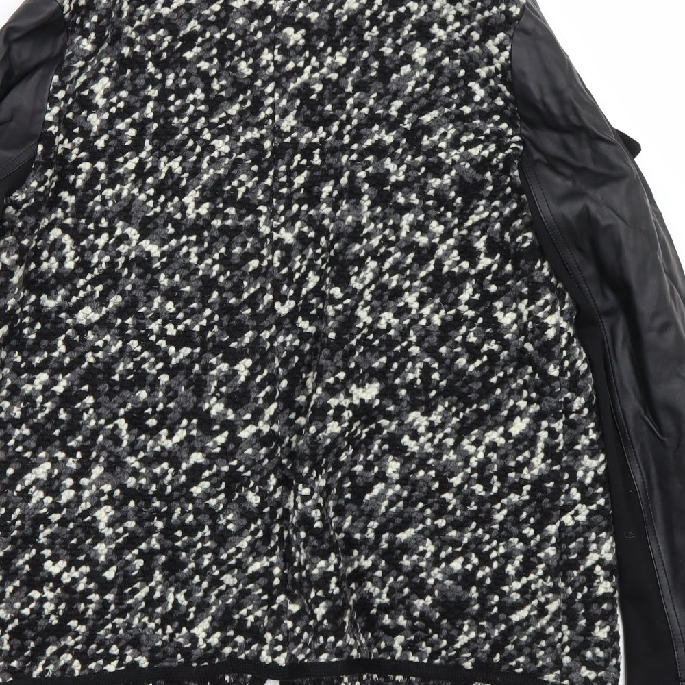 Saviour Womens Black Polka Dot  Cardigan Jumper Size 12