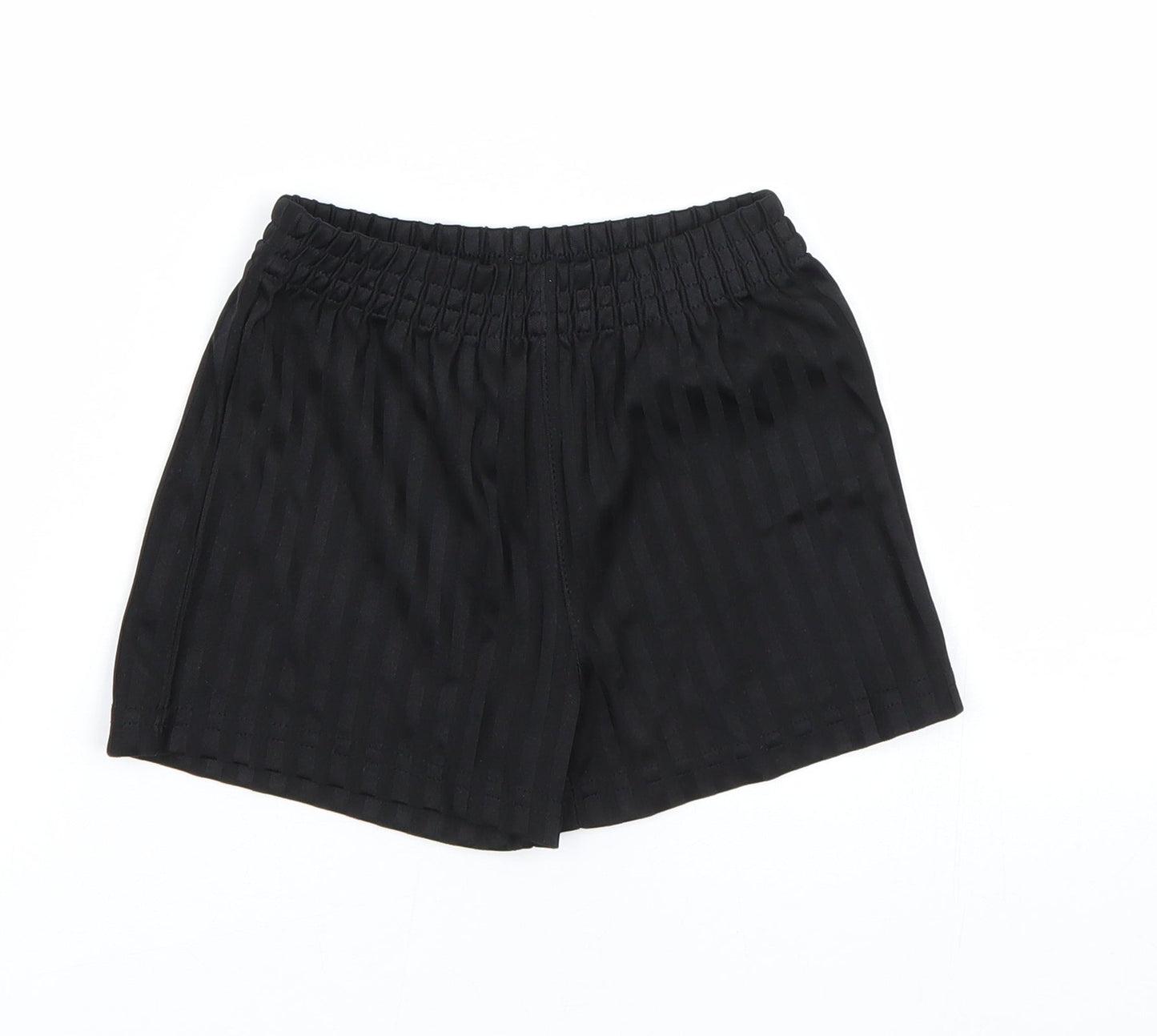 George Boys Black Striped  Sweat Shorts Size 3-4 Years - PE kit