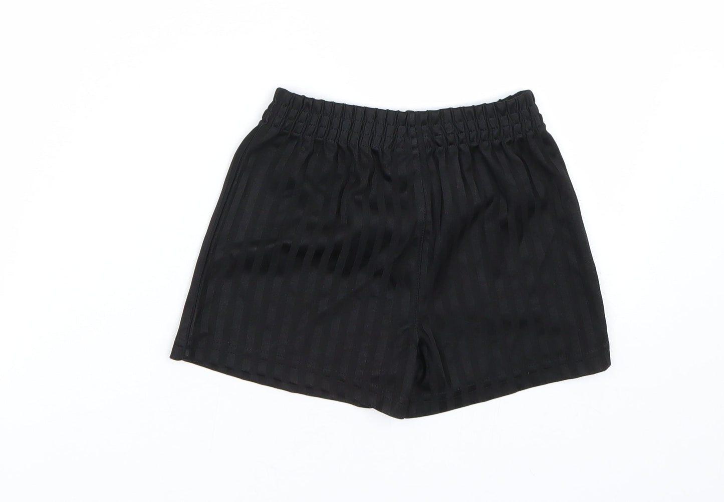 George Boys Black Striped  Sweat Shorts Size 3-4 Years - PE kit
