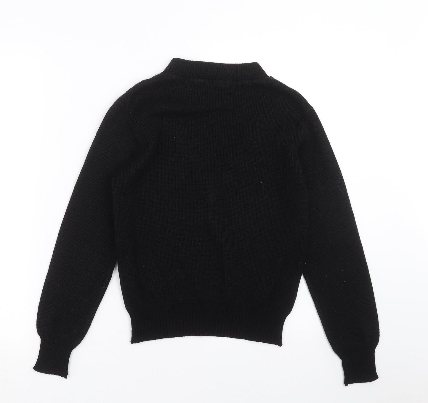 Preworn Womens Black  Knit Pullover Jumper Size 6