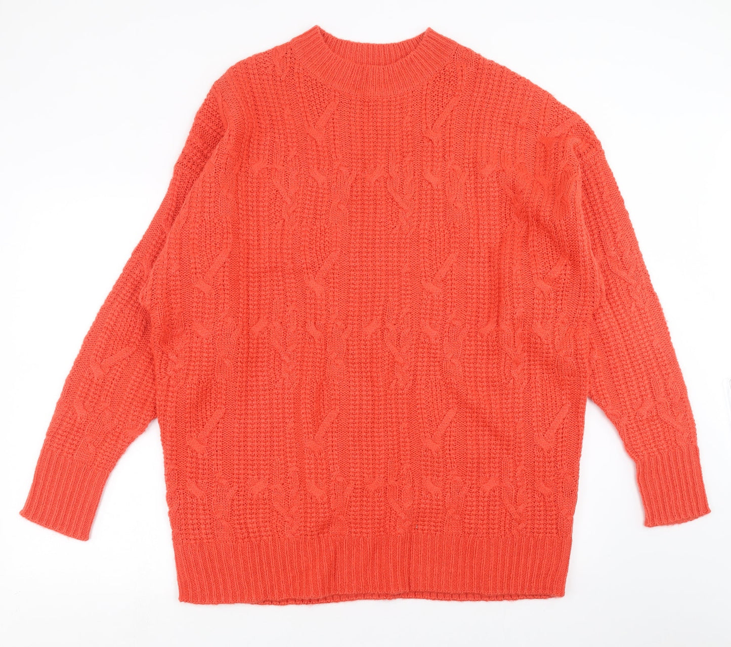 Terranova Womens Red  Knit Pullover Jumper Size M