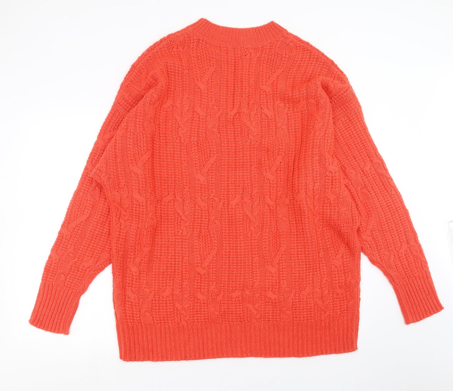 Terranova Womens Red  Knit Pullover Jumper Size M