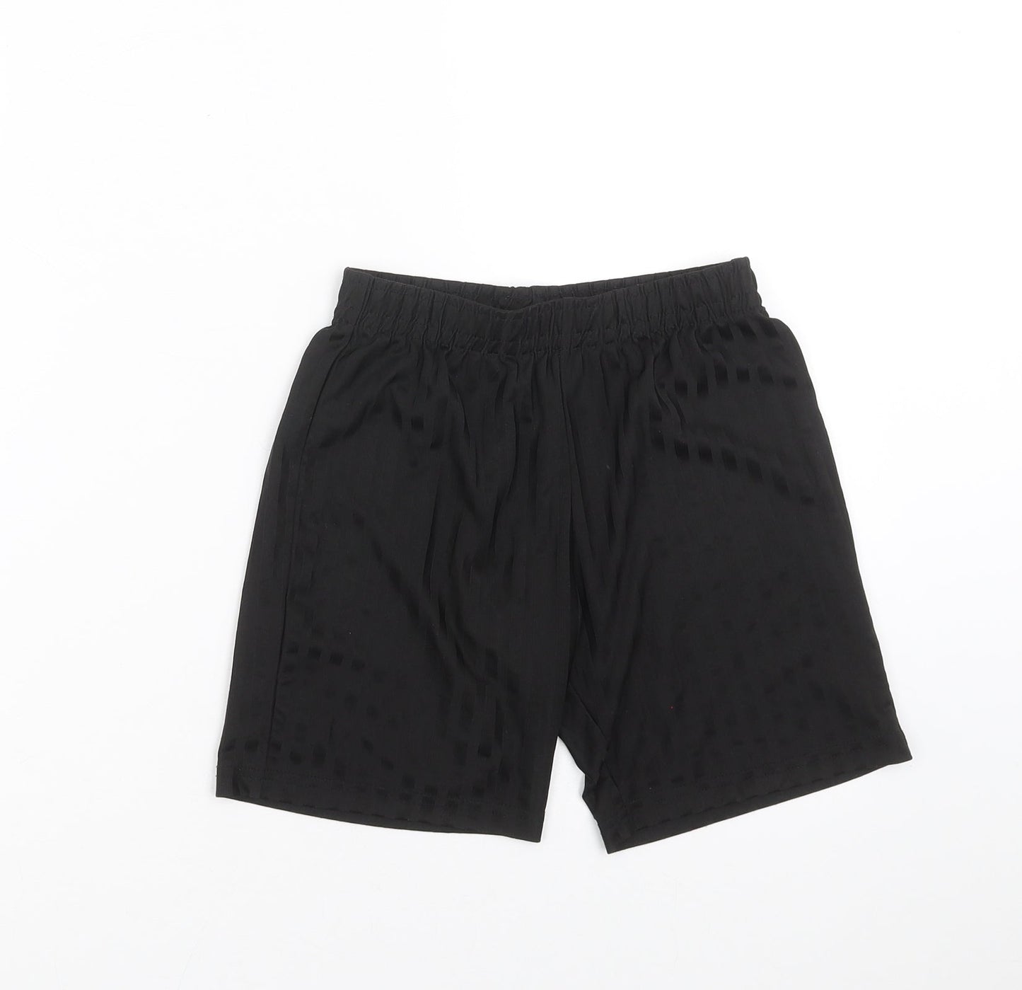 F&F Boys Black Striped  Sweat Shorts Size 7-8 Years - football shorts