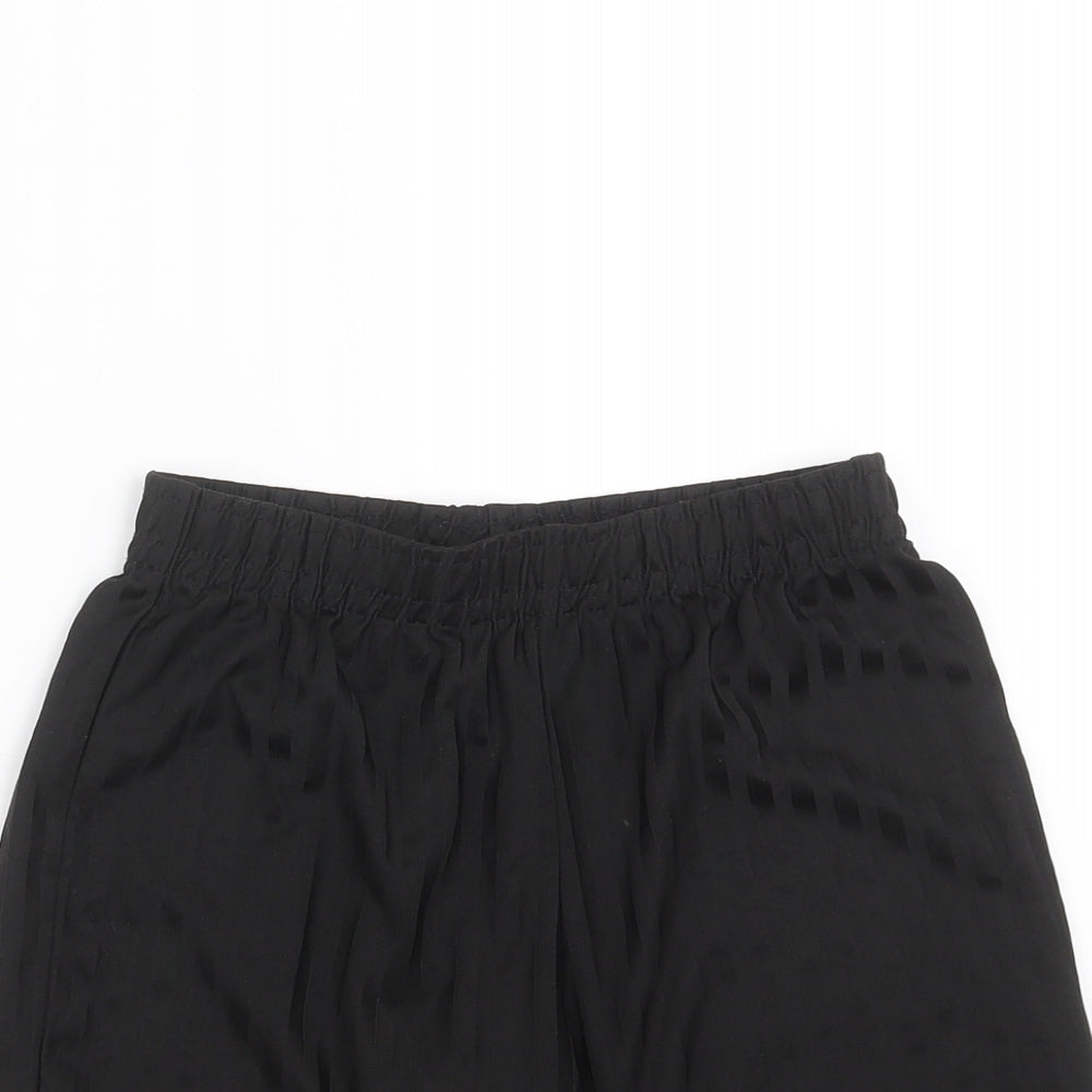 F&F Boys Black Striped  Sweat Shorts Size 7-8 Years - football shorts