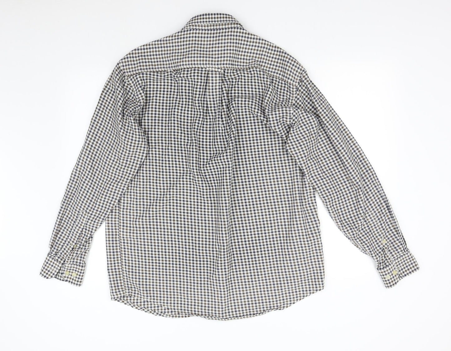 Northwood Mens Multicoloured Check   Button-Up Size M