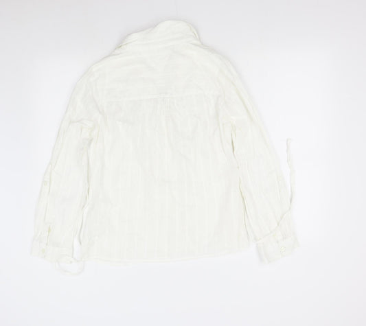Debenhams Womens Ivory   Basic Button-Up Size 12