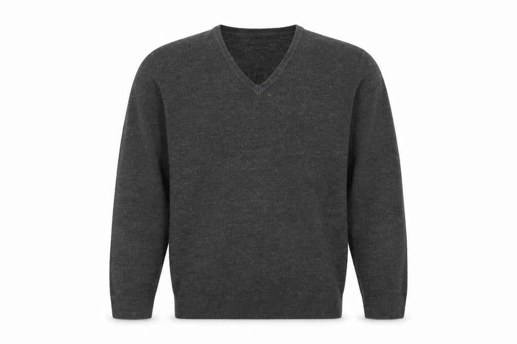M&S Mens Grey  Knit Pullover Jumper Size L