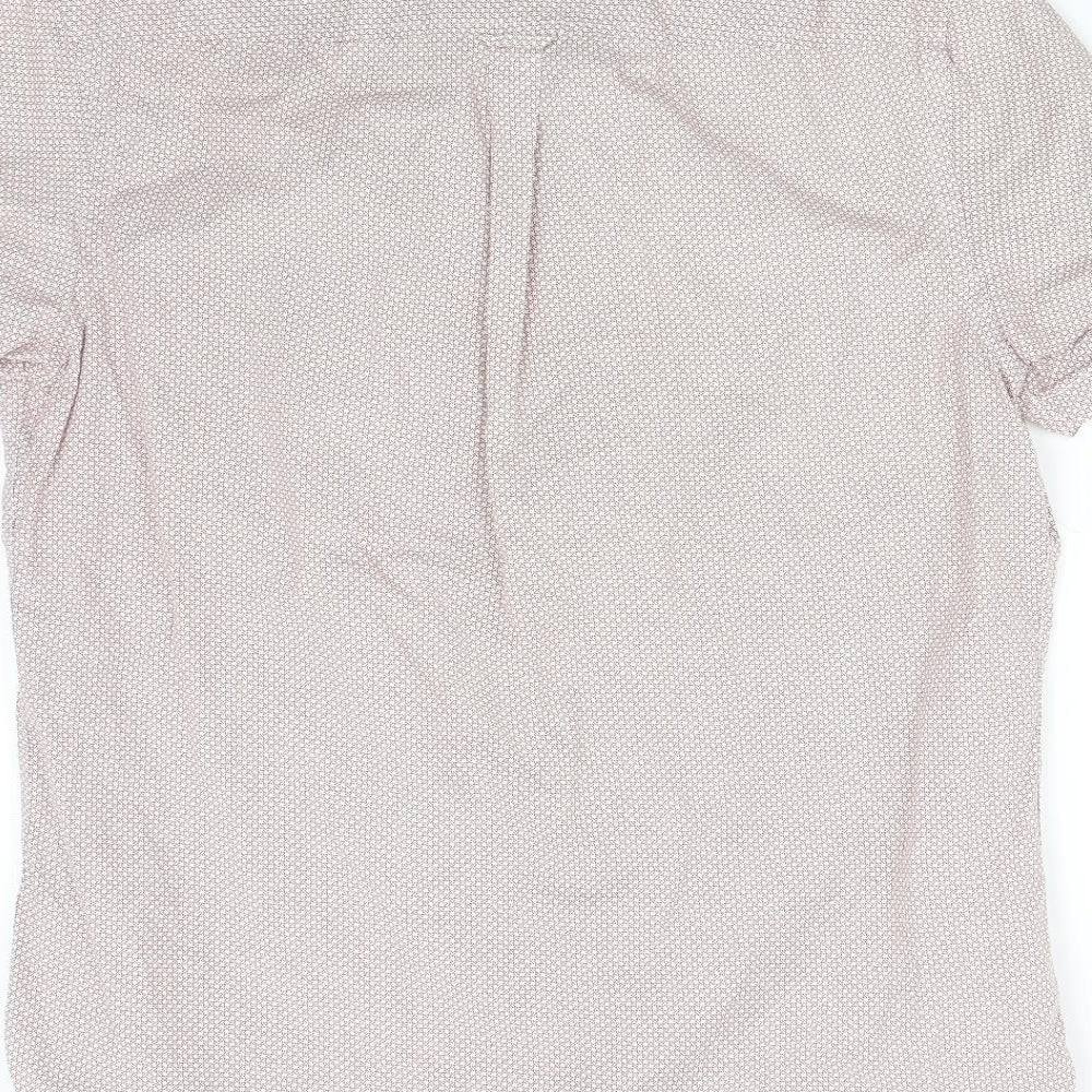 Burton Mens Red Geometric   Button-Up Size L