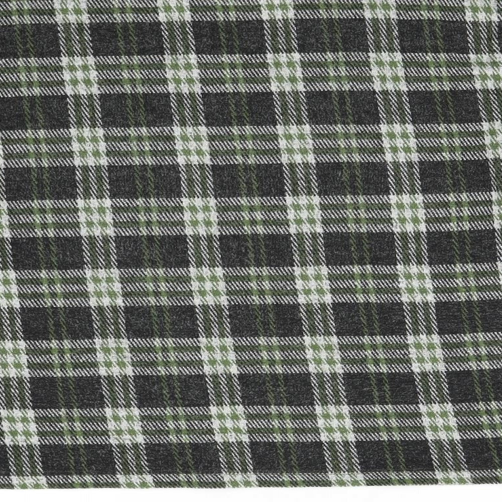 Preworn Womens Green Check  Pullover Jumper Size L
