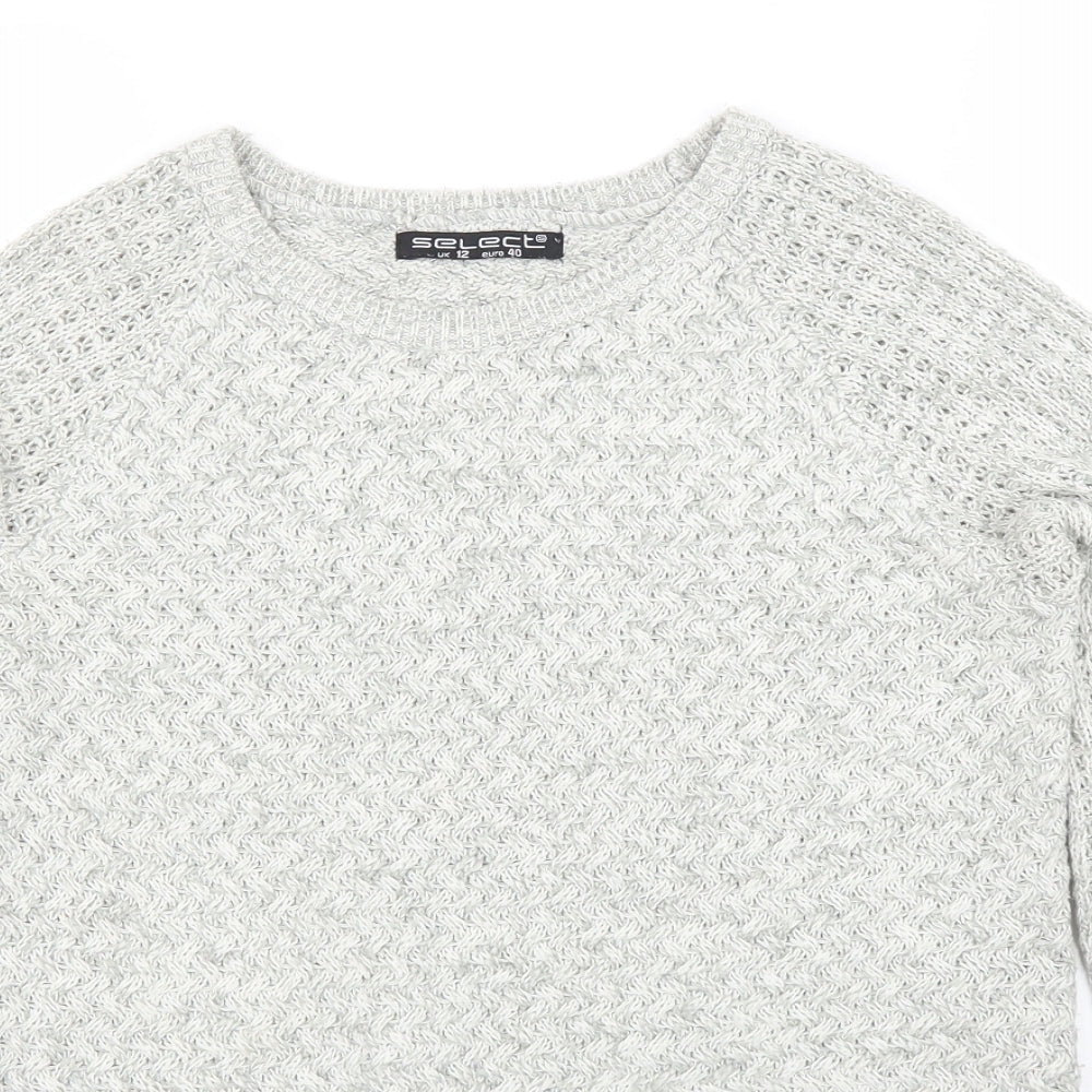 Select Womens Grey   Pullover Jumper Size 12