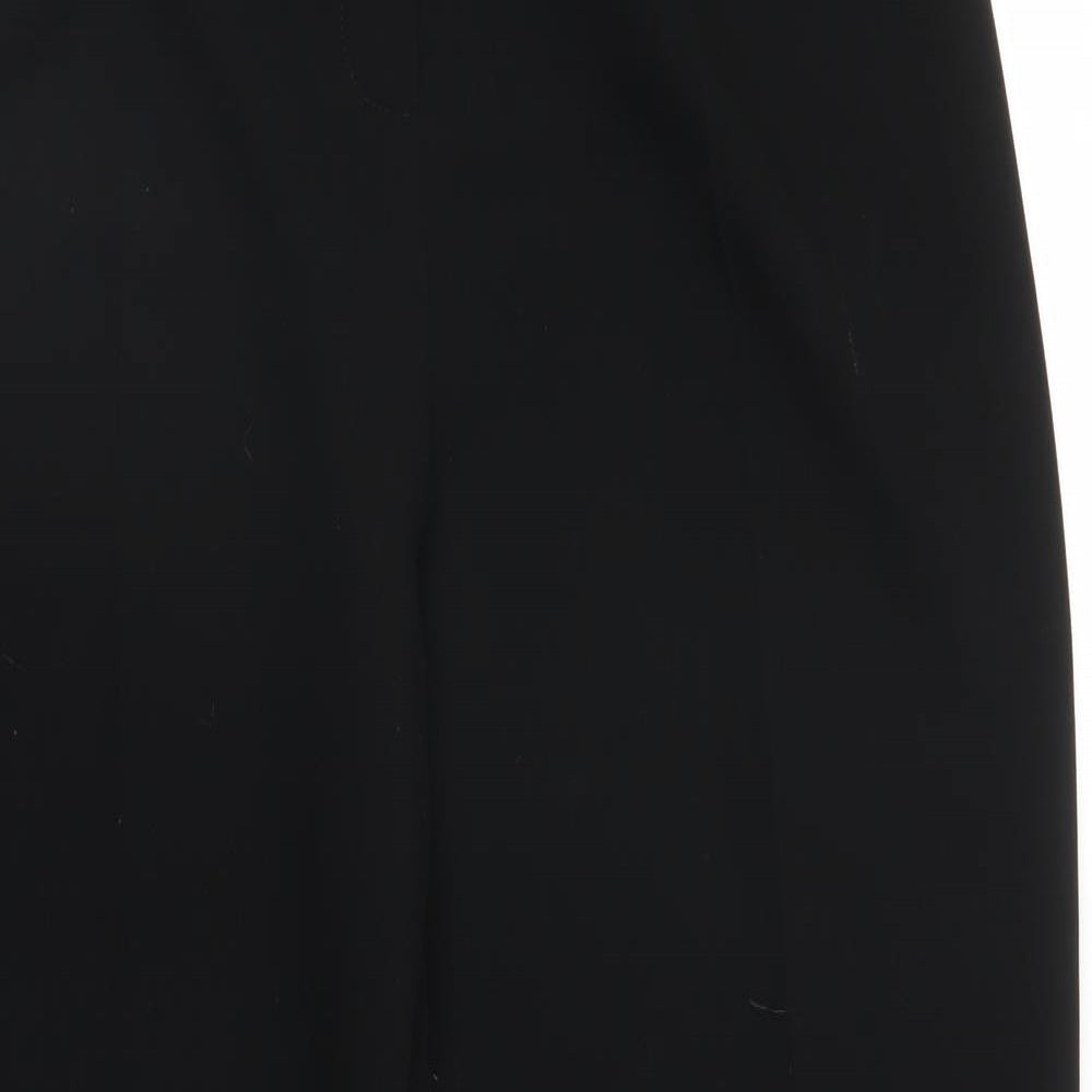 Gold Womens Black   Trousers  Size 14 L26 in