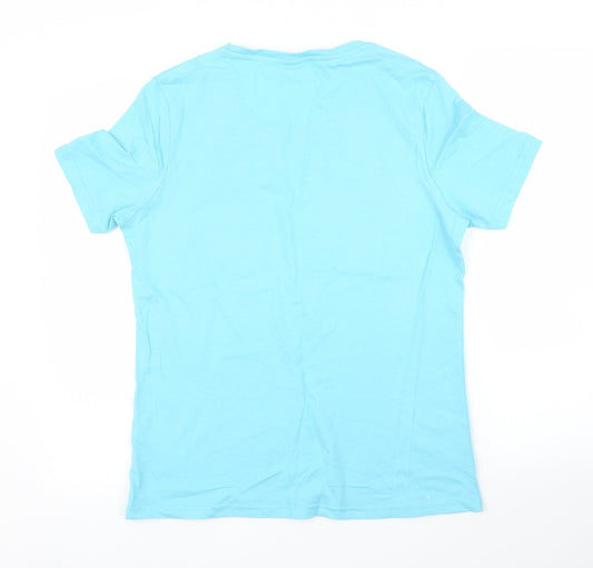 Damart Womens Blue   Basic T-Shirt Size 10