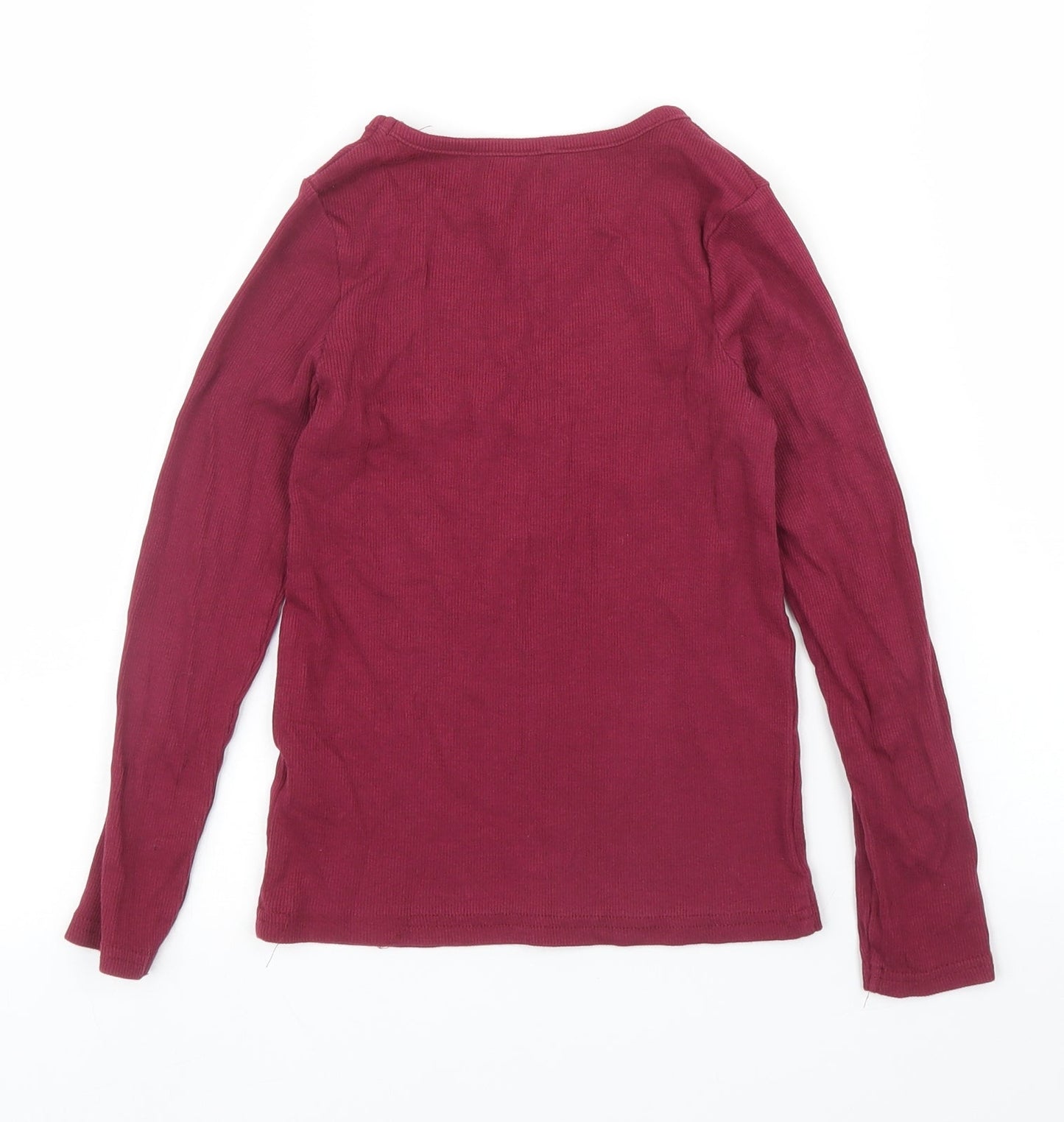 Nutmeg Girls Purple   Basic T-Shirt Size 7 Years