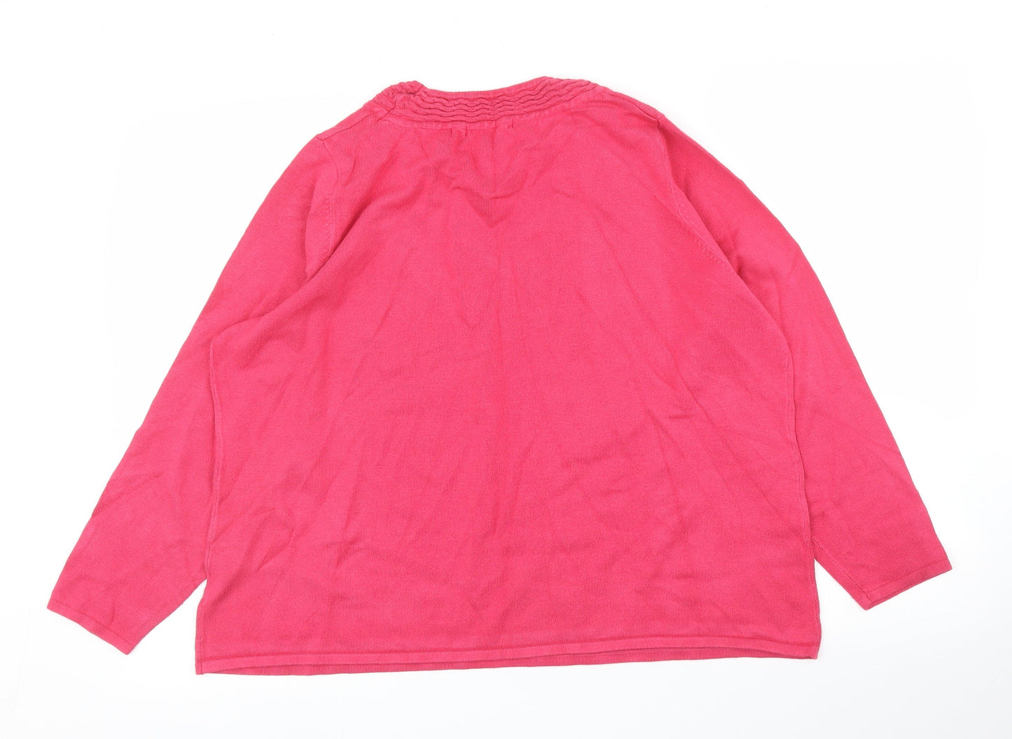 BM Womens Pink   Pullover Jumper Size L