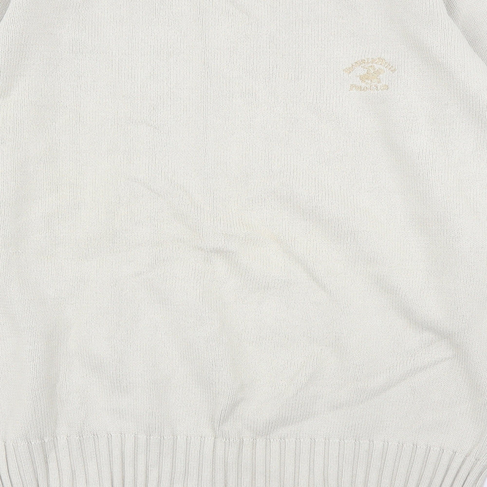 Beverley Hills Mens Beige   Pullover Jumper Size XL