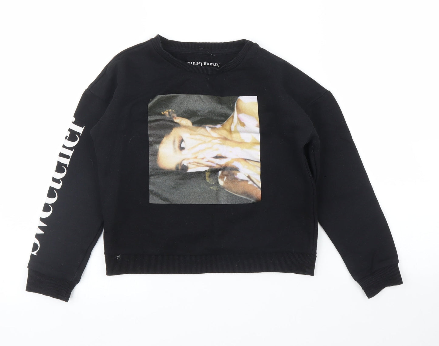 Primark Girls Black   Pullover Jumper Size 9 Years