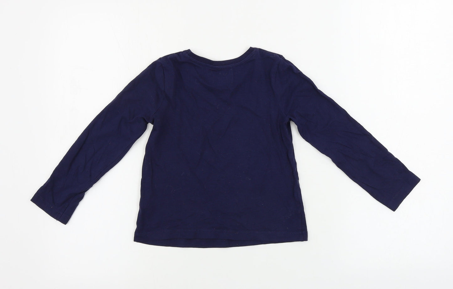 George  Girls Blue   Basic T-Shirt Size 4-5 Years