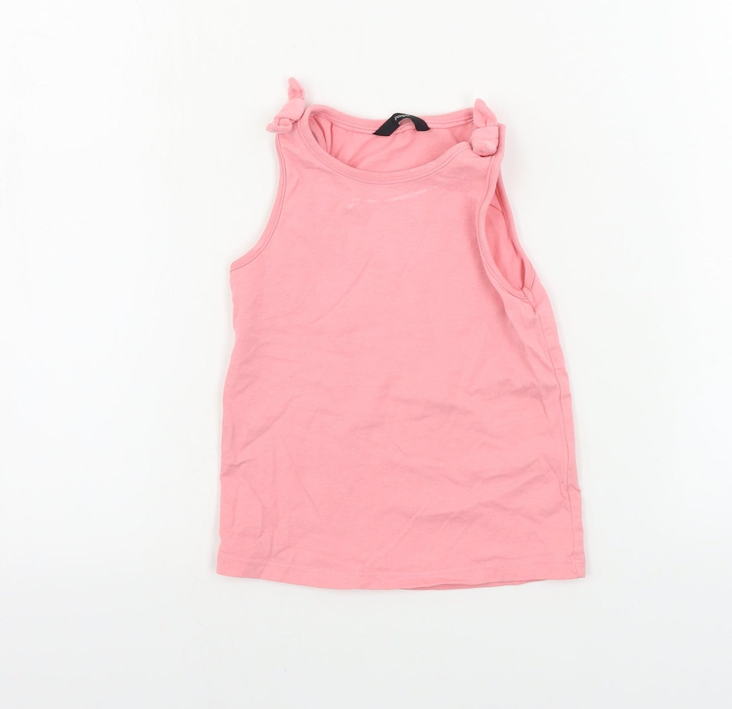George  Girls Pink   Camisole T-Shirt Size 5-6 Years