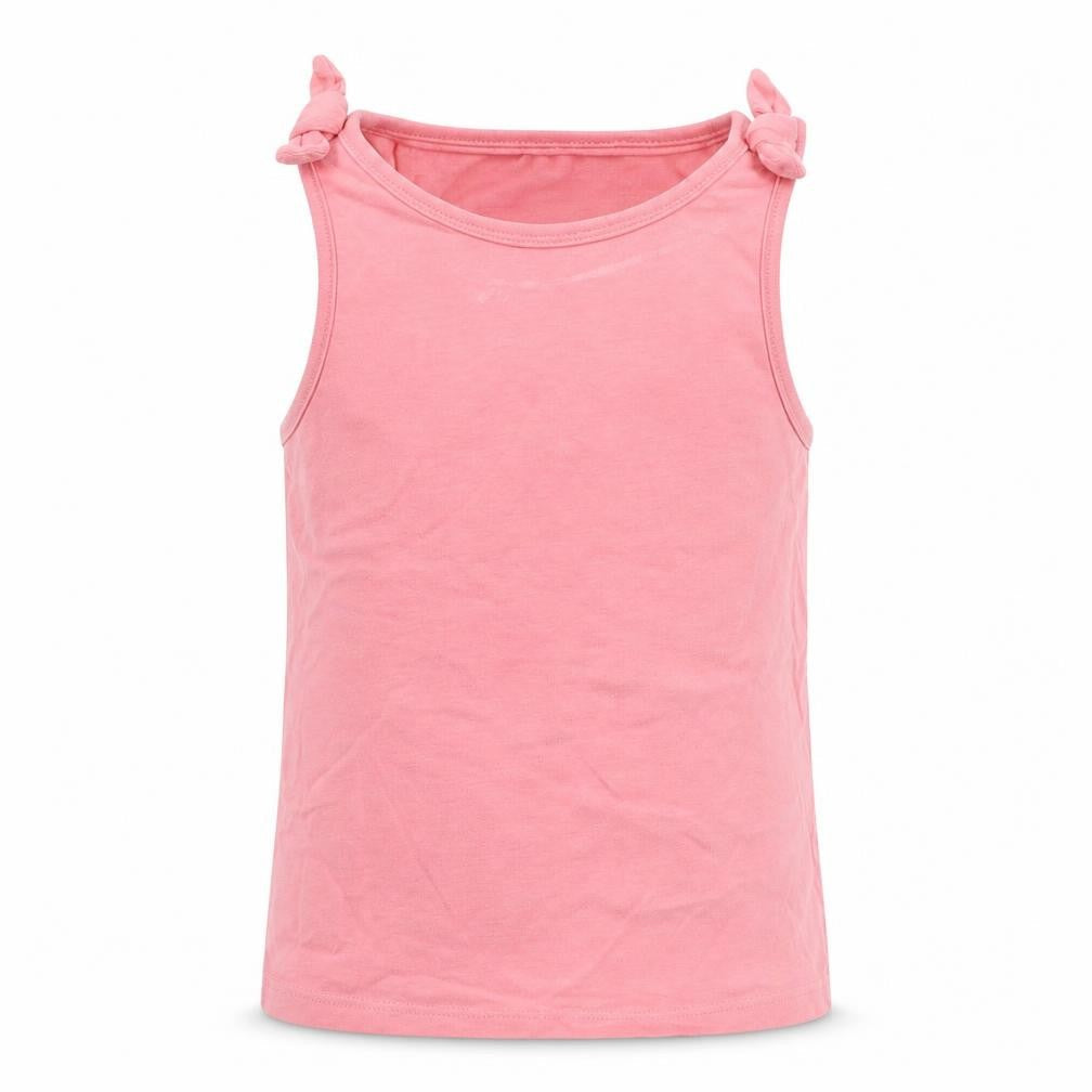 Front view of George girls’ pink camisole t-shirt, size 5-6, years