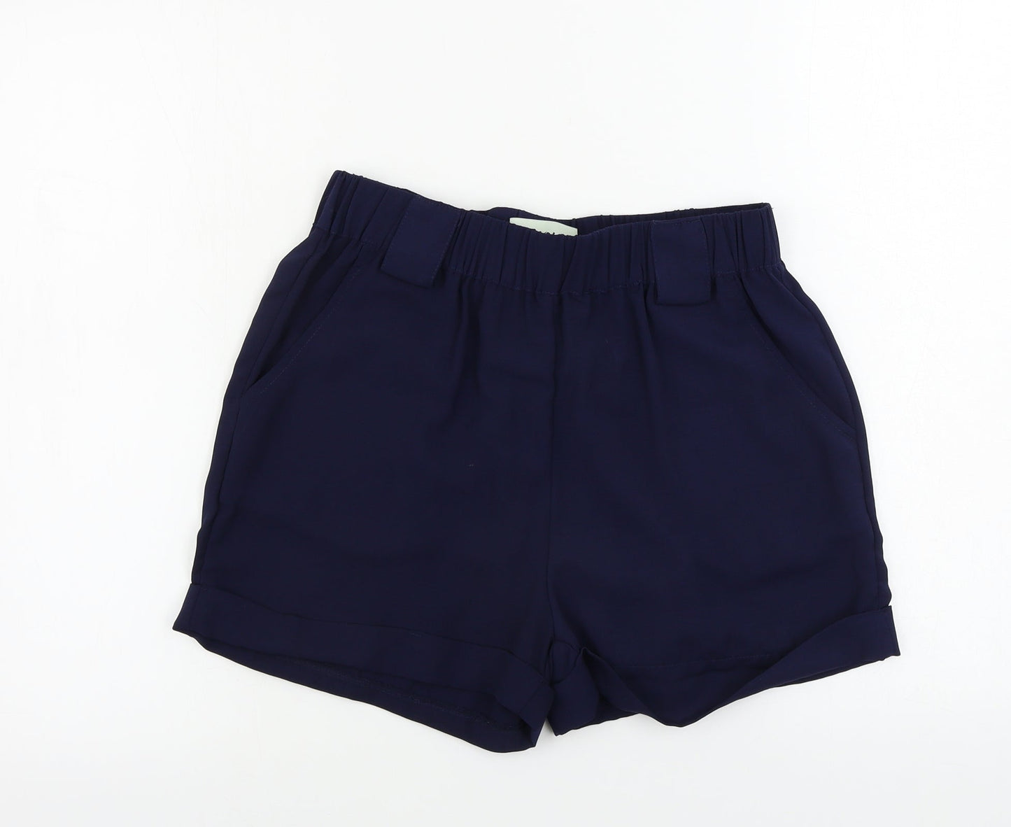 moves  Womens Blue Paisley  Sweat Shorts Size 10