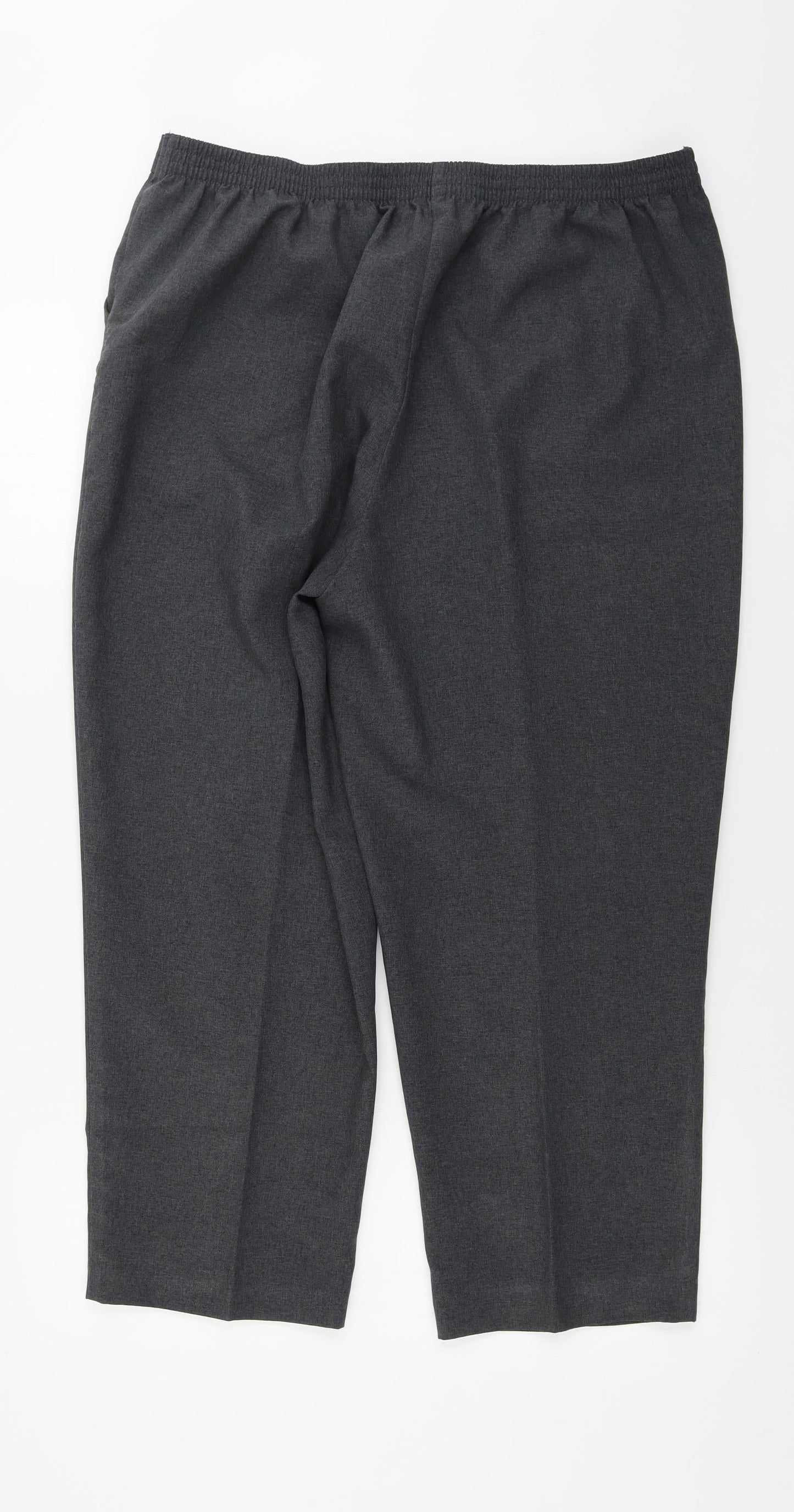 EWM Womens Grey Paisley  Trousers  Size 34 in L25 in