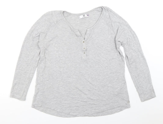 AJC Womens Grey   Basic T-Shirt Size 40