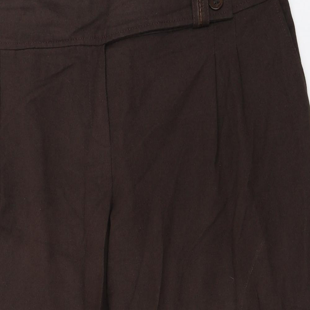 Preworn Womens Brown   Cropped Trousers Size 38 in L20 in