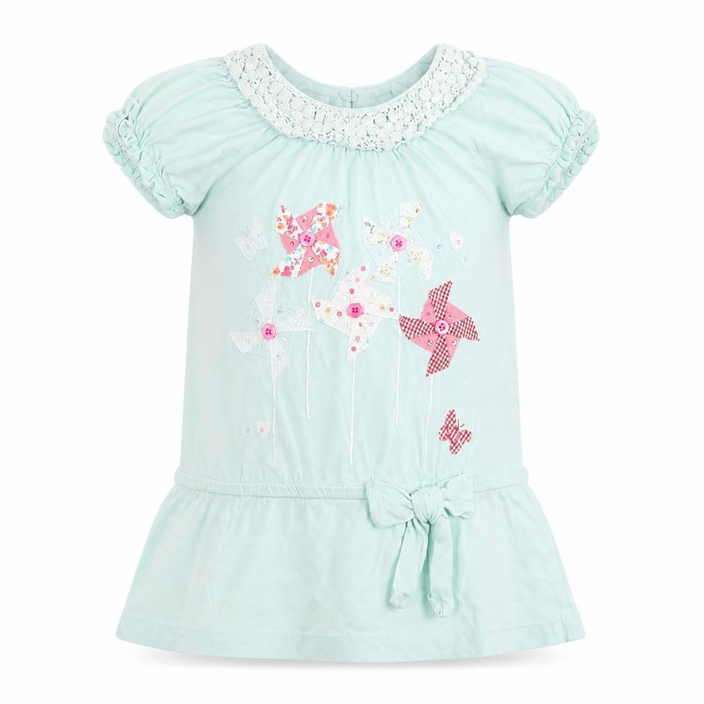 Uttam Kids Girls Blue   Basic T-Shirt Size 4-5 Years